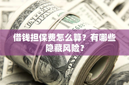 北京借钱担保费怎么算？有哪些隐藏风险？