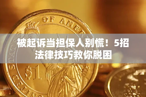 北京被起诉当担保人别慌！5招法律技巧救你脱困