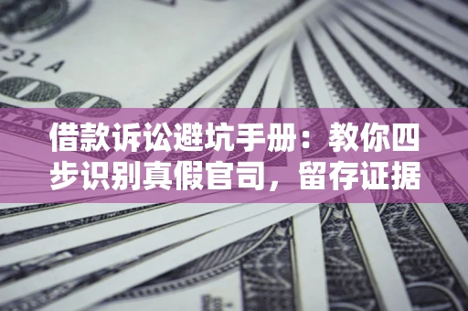 北京借款诉讼避坑手册：教你四步识别真假官司，留存证据不踩雷