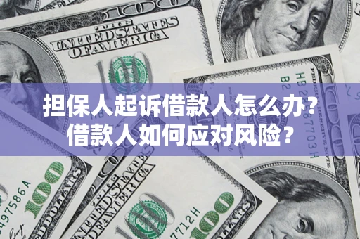北京担保人起诉借款人怎么办？借款人如何应对风险？