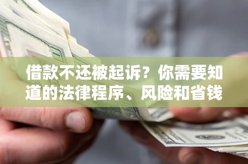 北京借款不还被起诉？你需要知道的法律程序、风险和省钱技巧
